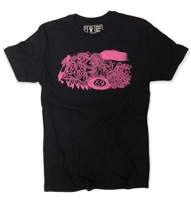 Savage Pencil's Pink DV69 arT-shirt